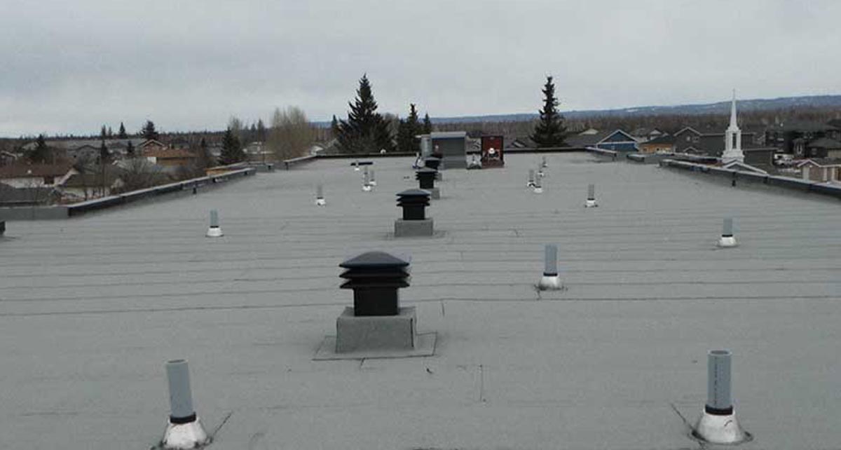 SE Calgary commercial flat roof